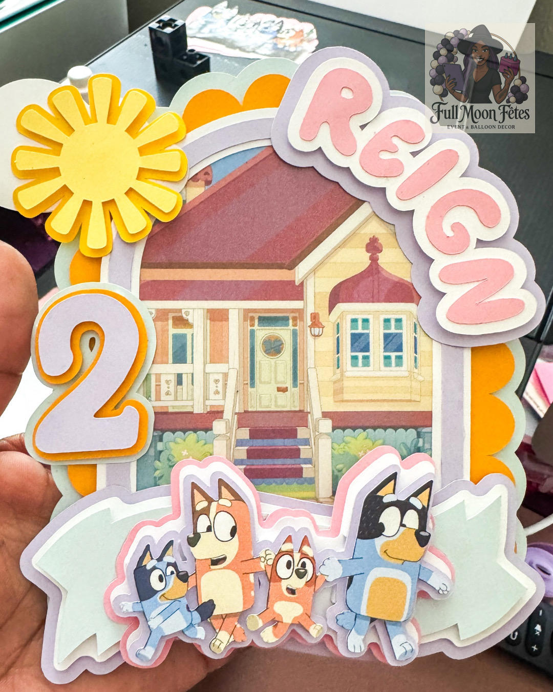 Behind the scenes balloon installation